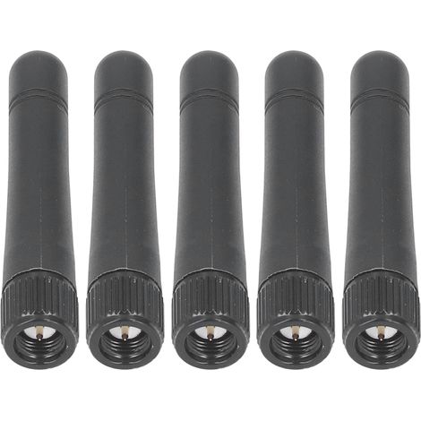Antenne WiFi sans fil omnidirectionnelle 5PCS, gain élevé 3 dBi, interface SMA mâle, pour la surveillance de la puissance (1/5)