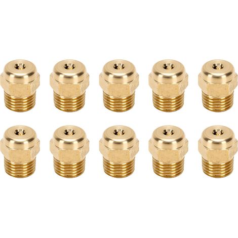 Vannes de démarrage à froid pour compresseur d'air, 10 pièces, réduisent la Torsion de démarrage, vanne de déchargement en laiton, filetage mâle NPT de 1/4 pouces, 25psi (1/5)