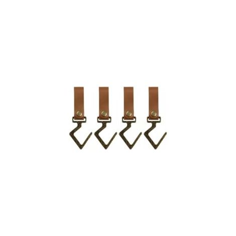 ganci a S, ganci triangolari multifunzionali in metallo per pentole, cappotti, cucina, bagno, ufficio, zaini - Crezuo (1/5)