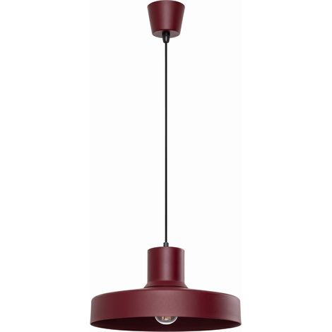 Lampade a sospensione BILO bordeaux 35x120x35cm Sollux (1/5)