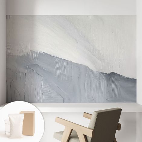 Papier peint intissé avec imprimé pour décoration intérieure pour rénovation a motif - Colle incluse gratuite Textures subtiles 104x70 cm (1/5)