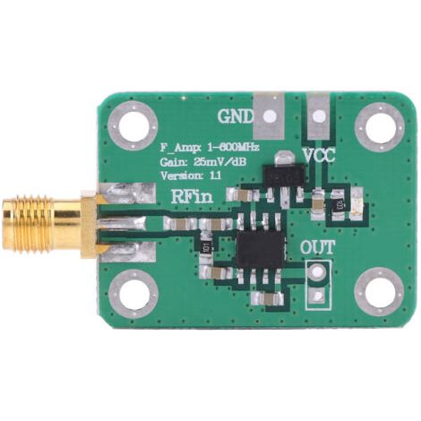 Détecteur logarithmique de puissance de signal RF 1-600 MHz -74 dBm à 18 dBm - Détection de radiofréquence (1/5)