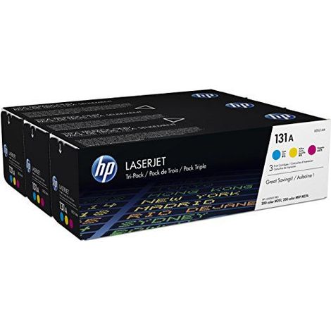 Toner Originalzubehör 131A ca. 3 x 1.800 Seiten cyan magenta gelb 3 St./Pack. (1/5)