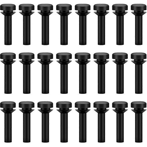 Lot de 24 pieds en caoutchouc pour grille de cuisson WB02X24790 - Compatibles avec les grilles de cuisson de plaques de cuisson - Remplace la référence 4455270 (1/5)