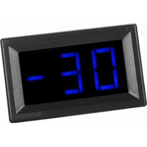 XH-B310 Thermomètre numérique industriel 12 V Compteur de température Testeur de thermocouple M6 de type K -30 800 ℃ Thermographe haute précision avec affichage LED (1/5)