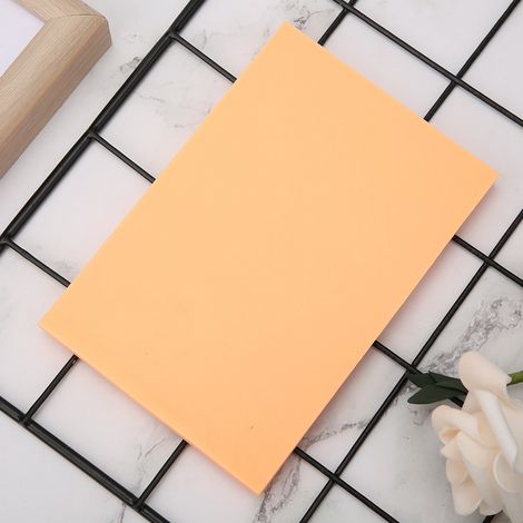 Bloc de gravure pour tampons en caoutchouc, brique de caoutchouc à faire soi-même pour la gravure de tampons en caoutchouc, 15x10x0,8cm, orange.