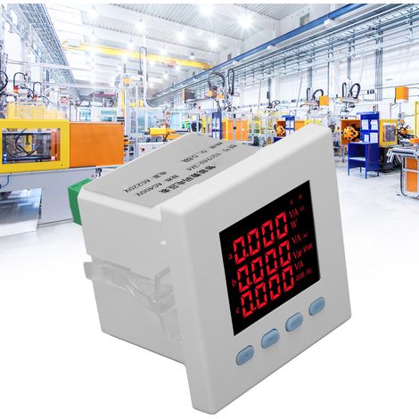 Voltmètre numérique intelligent triphasé YG194U-3X4 AC220V (1/5)