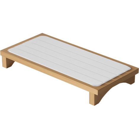 Organisateur d'évier à séchage instantané, pierre de diatomées à séchage rapide, porte-éponge de cuisine, égouttoir absorbant l'eau pour comptoir de salle de bain moderne, porte-savon d'anniversaire (1/5)