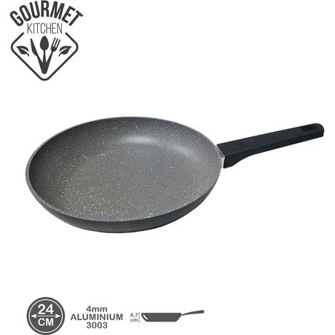 Padella antiaderente EDM Professional Line Whitford Technology Nero Alluminio Ø 24 cm (1/2)