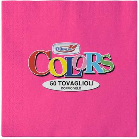 Cf.50 Tovaglioli 33X33 Fucsia 18404 X1