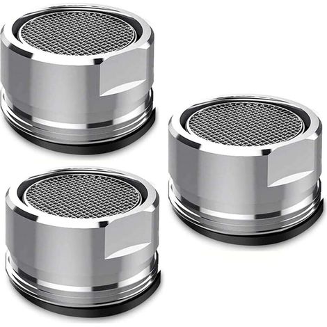 Lntyq 3 Pièces Aerateur de Robinet 24mm Mousseur Robinet Embout Robinet Cuisine Filtre Robinet pour les Robinets de Salle de Bain