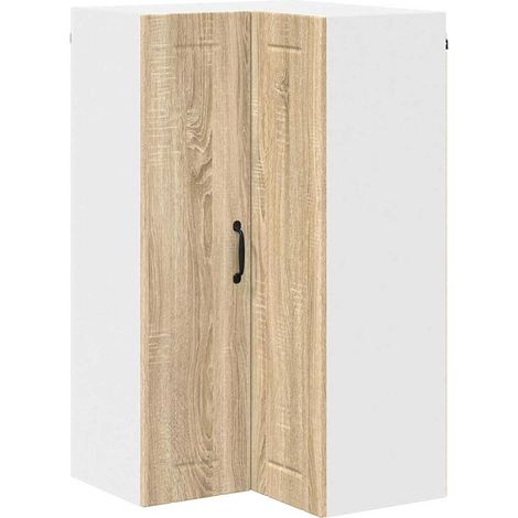 Meubles de Rangement,Armoire de cuisine avec étagère Chêne Sonoma 57 x 57 x 100 cm CFW795417 (1/5)