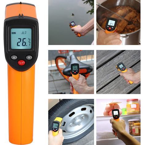 Thermomètre Infrarouge GM530 Grande Précision Portable Mesure Sans Contact (1/5)