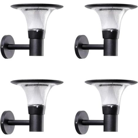Lanterne Solaire Connectée Murale UFO RGBW IP65 (Lot de 4) - SILAMP (1/5)