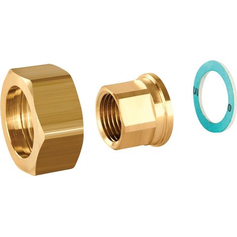 Resideo Anschlussverschraubung I-F Innengewindetülle G 2, G 2 3/4, flach dichtend, ASV-CS-50-I-F