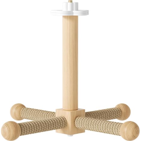 Perchoir rotatif pour cage à oiseaux, bâton à limer les pattes en bois naturel, perchoir fixe jouet, accessoire de cage pour calopsittes, inséparables, conures, pinsons, perruches ondulées, canaris et (1/5)