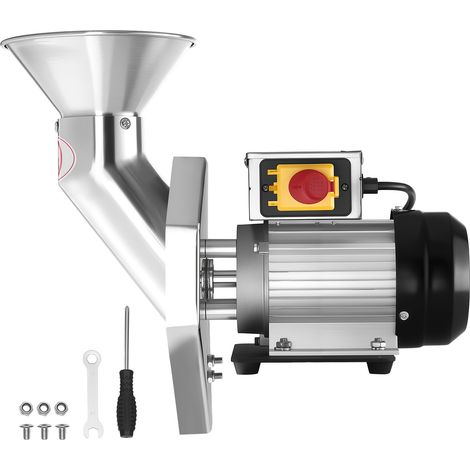 Mophorn Trituradora Eléctrica de Frutas 550 W, Máquina de Sobremesa de Acero Inoxidable, Adecuada para Frutas Enteras de hasta 70 mm de Diámetro como Manzanas, Peras, Piñas, Zanahorias y Patatas (1/5)