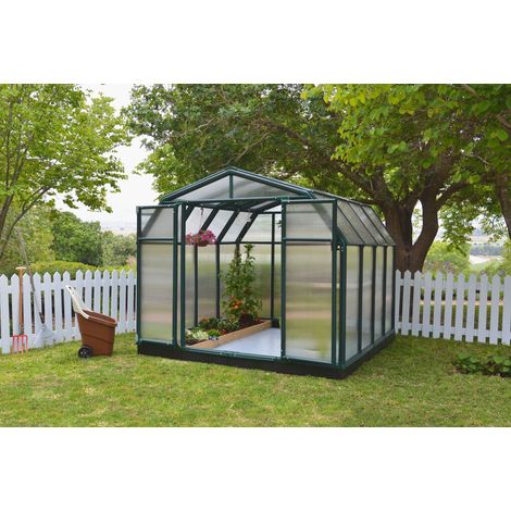 Canopia Hobby Gardener Doppio Strato Serra Da Giardino in Policarbonato 266X266X208 cm Verde (1/5)