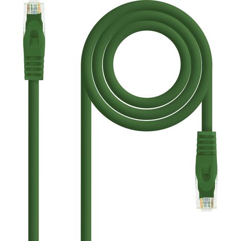 Câble réseau Rj45 Utp Cat6a Lszh Cu Awg24 1m Vert 10.20.1801-gr