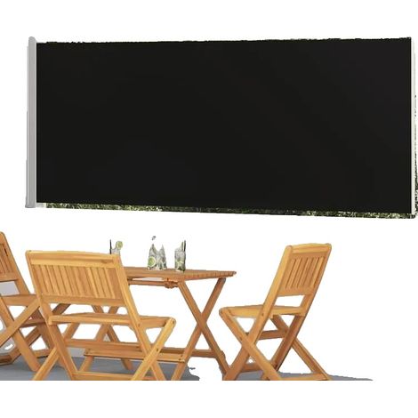 Toldo para patio, 120 cm x 500 cm, tejido resistente, protección UV, diseño retráctil, apto para uso exterior. (1/5)