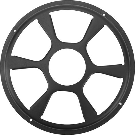 Grille de protection pour haut-parleur de 25 cm (10 pouces) en fer noir haute élasticité, universelle pour voiture et camping-car. (1/5)