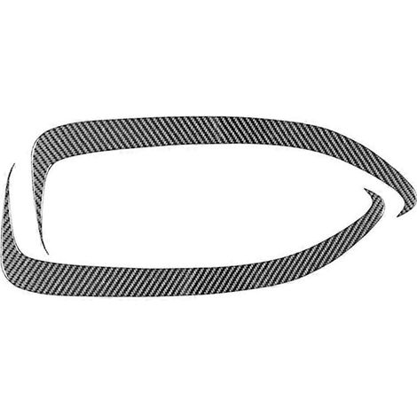 Autocollant pour cache-aérations latérales de voiture, garniture de flux d'air (1/5)