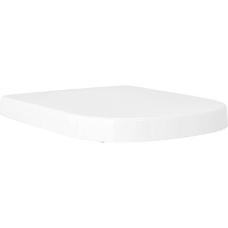 Euro Ceramic Abattant WC Duroplast, charnières en acier inoxydable, blanc (G39331002) (1/4)