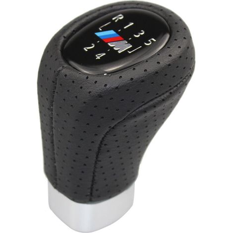 Convient aux transmissions manuelles BMW, y compris le pommeau de levier de vitesses, le sélecteur de vitesse de cabine, la poignée en cuir, noir, trois couleurs, 6 vitesses, un paquet. (1/4)