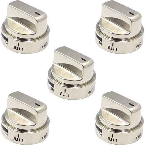 AEZ73453509 Bouton de commande de brûleur à gaz compatible avec la série LG – Remplace AEZ72909008 (lot de 5) (1/5)