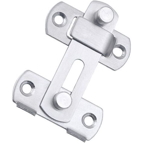 Loquet plat à 180 degrés, mini-loquet, loquet de porte, cage pour animaux en acier inoxydable, verrou de sécurité pour porte de grange, loquet de levier de vitesse, loquet antivol, serrure (1/4)