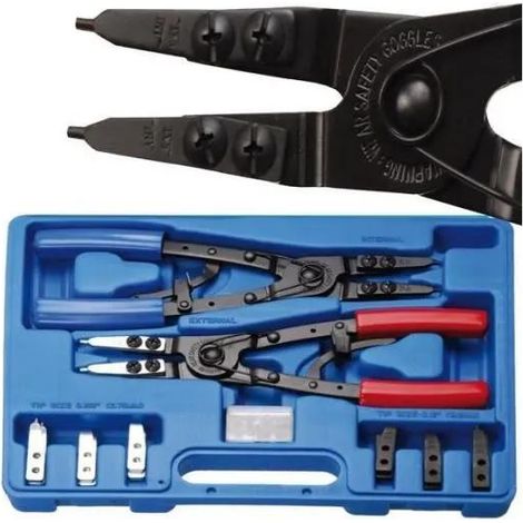 Bgs Satz von Clipzangen Schwarz 265 mm