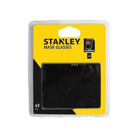 Equipo de soldadura stanley - cristal oscuro 75x98 - 2 uds.