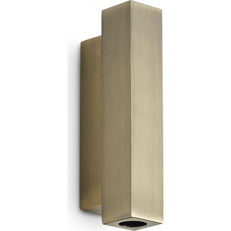 Ideal Lux Applique moderna Look 2 luci LED integrato ottone vetro metallo
