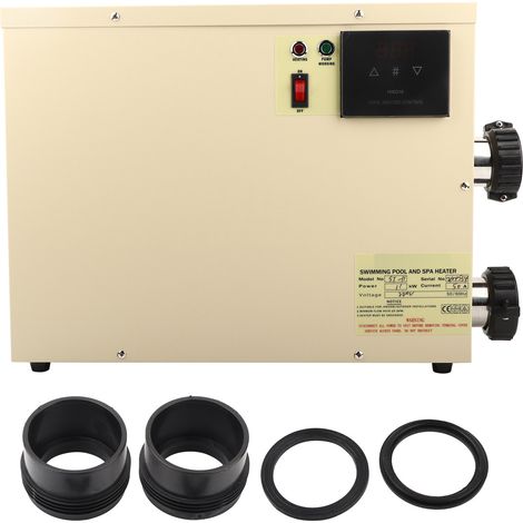 Thermostat de chauffe-eau numérique Intelligent étanche 5,5 kw, avec contrôleur tactile, pour baignoire et piscine, norme SPAEU 220V (1/5)