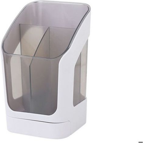 Set di due contenitori multifunzionali per bacchette, forchette e cucchiai contenitore da cucina scolapiatti contenitore. (1/4)