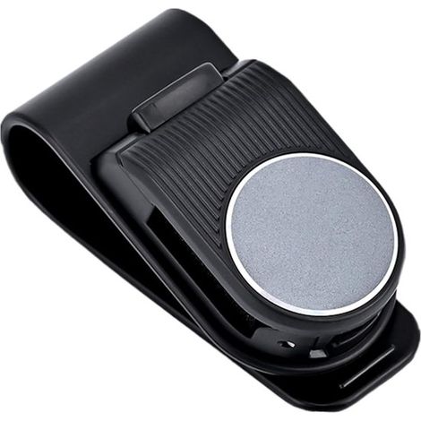 2 clips universales para gafas de coche para parasol，soporte de clip de resorte estable para gafas de sol y tarjetas，color negro (1/5)