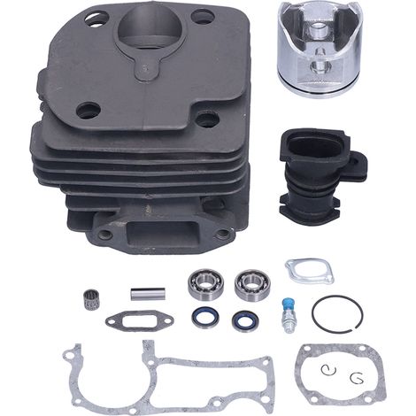 Kit cylindre 48 mm, piston, joint, collecteur d'admission et roulement à aiguilles pour tronçonneuse Husqvarna 365, 372 et 372XP (1/5)