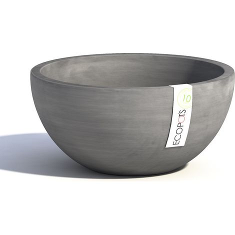 Ecopots Brussels 25 Blumentopf - L 25 cm x H 12 cm - Innen- und Außenbereich