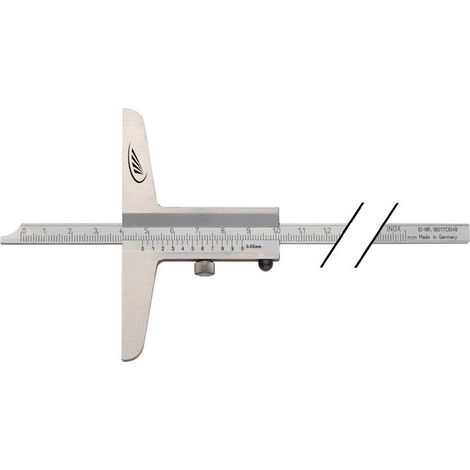 Pinza de profundidad DIN 862 500mm carril recto 20x5mm H. PREISSER
