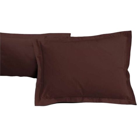 Set di federe Lovely Home LH71587 Marrone 50 x 70 cm 2 Unità (1/2)