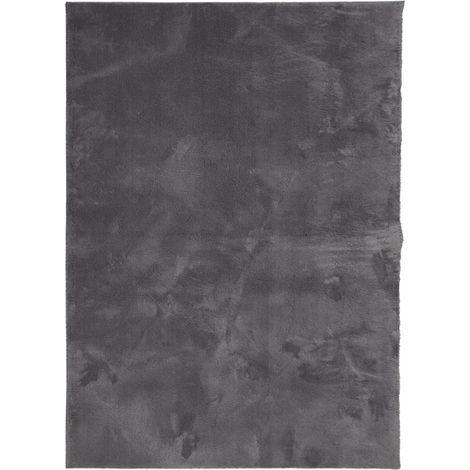 Maison Exclusive - Tappeto Pelo Corto HUARTE Morbido Lavabile Antracite 240x340 cm