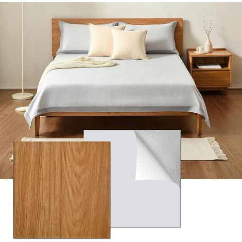 Lot de 20 PVC Autocollantes Sol 30x30 cm - parquet adhesif sol Épaisseur 1,8 mm - Sol Adhésif Étanche pour Cuisine, Salle de Bain et Rénovation DIY (1/5)