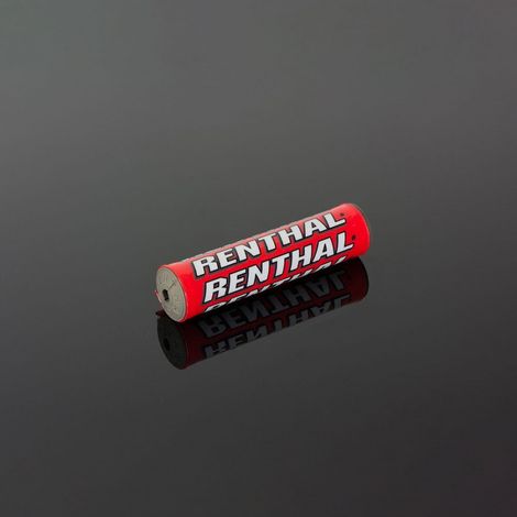 Spugna per volante Renthal mini SX PAD (205 mm) rossa con logo Renthal (1/2)