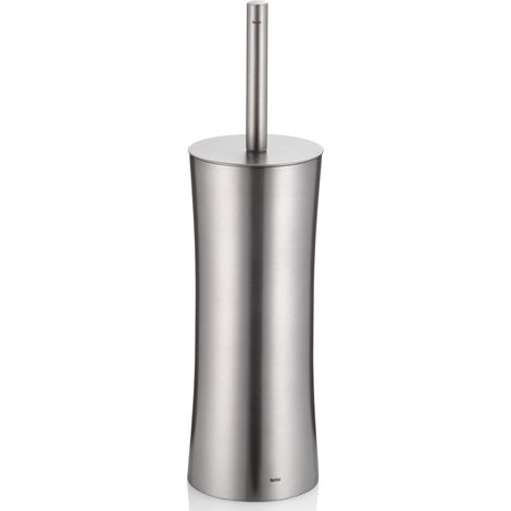 set porte-brosse WC, acier inoxydable mat, 'Elegance', Argent (1/5)