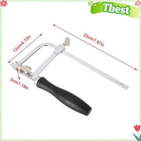 Arc de scie réglable (scie à main) - TBEST - Scie à métaux - Kit 12 lames - Lame 14 cm - Pour métal (1/5)
