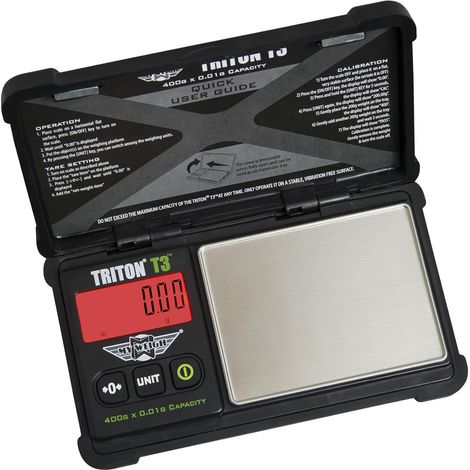 My Weigh Balance de Précision Triton T3 400g 0,01g Digitale Compacte Robuste Écran Rétroéclairé