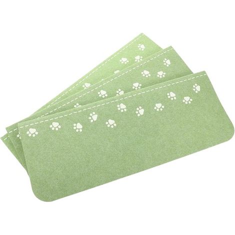 Tappetini antiscivolo per scale, confezione da 3 - tappetini di sicurezza, materiale morbido, design accattivante, verde, 2255 cm (1/5)