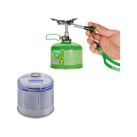 PACK Optimus réchaud à gaz Crux Lite Piezo + CADAC Cartouche de gaz 500g idéale pour le Camping (1/3)