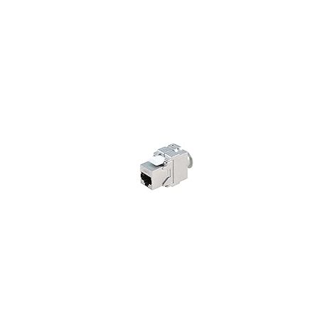 Bachmann keystone cat6a stp kupplung, rj45/lsa-anschlusstechnik 10gb, metallic