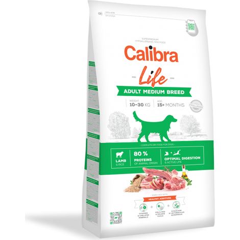 Calibra Dog Life Medium razza da adulto 2,5 kg